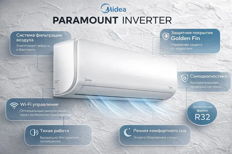 Кондиционер Midea Paramount Inverter